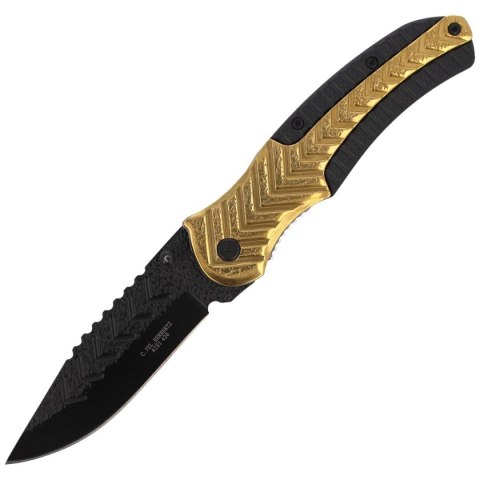 Nóż Herbertz Solingen Hit Black-Gold Drop Point Folder (577713) Herbertz GmbH