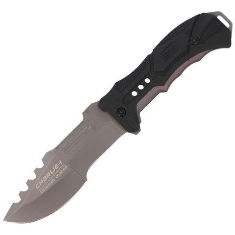 Nóż K25 Charlie I Black-Grey Aluminium, Titanium Coated (32123) K25 by Martinez Albainox