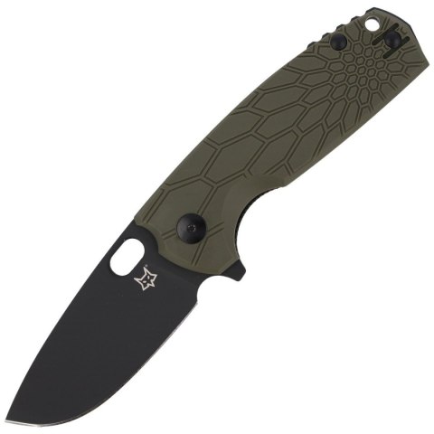 Nóż składany Fox Core OD Green FRN, Cerakote Black N690 by Jesper Voxnaes (FX-604 OD) FOX