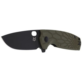 Nóż składany Fox Core OD Green FRN, Cerakote Black N690 by Jesper Voxnaes (FX-604 OD) FOX