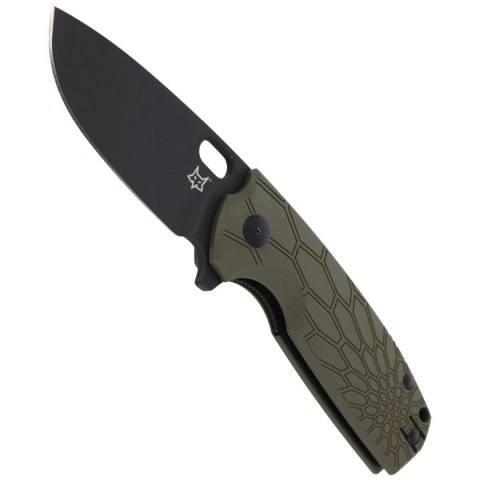 Nóż składany Fox Core OD Green FRN, Cerakote Black N690 by Jesper Voxnaes (FX-604 OD) FOX