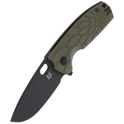 Nóż składany Fox Core OD Green FRN, Cerakote Black N690 by Jesper Voxnaes (FX-604 OD) FOX