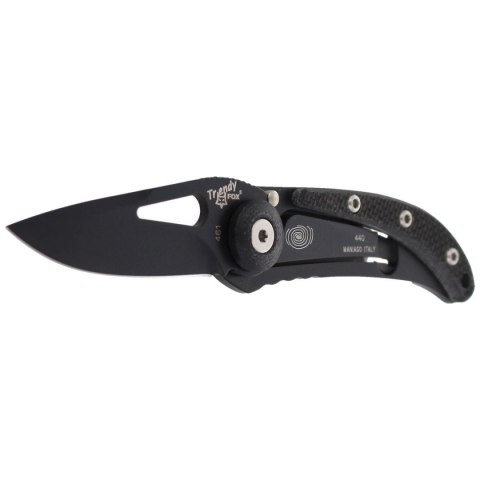 Nóż składany Fox Trendy Black G10, Black PVD 440C by Moris Baroni (461G10) FOX
