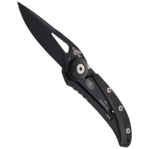 Nóż składany Fox Trendy Black G10, Black PVD 440C by Moris Baroni (461G10) FOX
