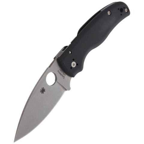 Nóż składany Spyderco Shaman Black G10, Stonewashed CPM S30V by Sal Glesser (C229GP) Spyderco Inc.