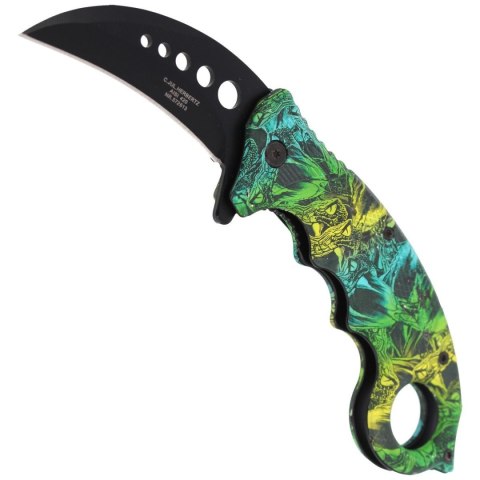 Nóż składany karambit Herbertz CJH Snake Design, Black Blade (ART000139 - 572613) Herbertz GmbH