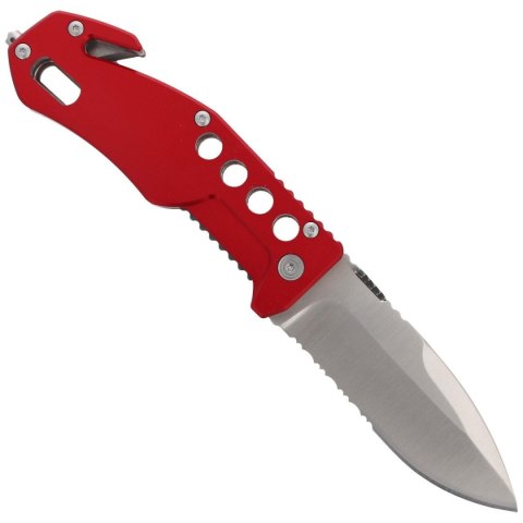 Nóż składany ratowniczy BlackFox Aluminium Red Rescue Folder (BF-117) FOX