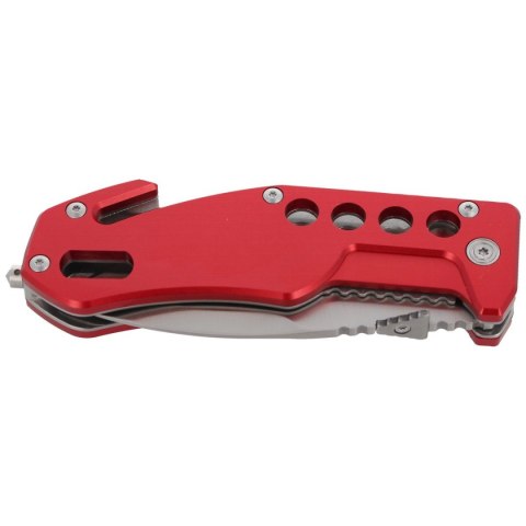 Nóż składany ratowniczy BlackFox Aluminium Red Rescue Folder (BF-117) FOX