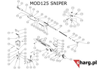 Osada polimer do wiatrówki Hatsan MOD 125 SNIPER (717) Hatsan Arms