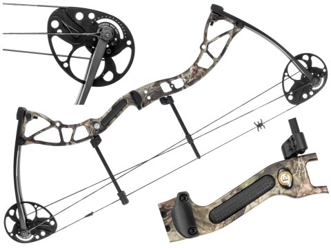 Łuk bloczkowy dla dorosłych Poe Lang Ek Assasin Exterminator 15-70lb 30" kamuflaż Poe Lang