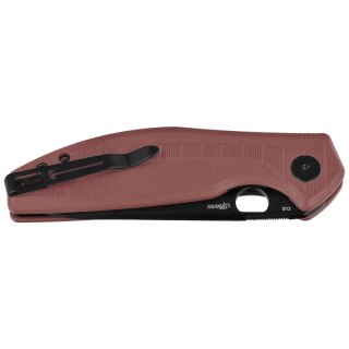 Nóż składany Bestechman Angry Owl Brown G10, Black PVD D2 by Keanu Alfaro (BMK12D-2) Bestechman by Bestech Knives