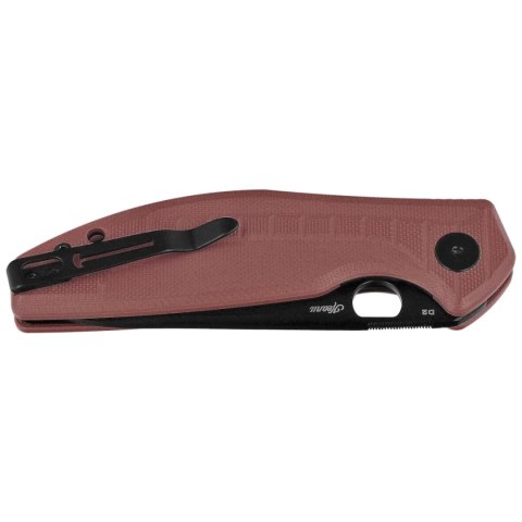 Nóż składany Bestechman Angry Owl Brown G10, Black PVD D2 by Keanu Alfaro (BMK12D-2) Bestechman by Bestech Knives