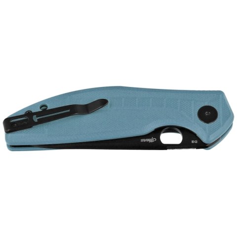 Nóż składany Bestechman Angry Owl Grey G10, Black PVD D2 by Keanu Alfaro (BMK12C-2) Bestechman by Bestech Knives