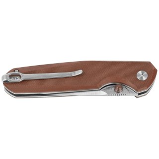 Nóż składany Bestechman Velix Brown G10, Satin/Stonewashed 14C28N by Ostap Hel (BMK07B) Bestechman by Bestech Knives