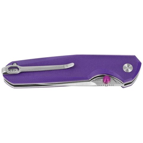 Nóż składany Bestechman Velix Purple G10, Satin/Stonewashed 14C28N by Ostap Hel (BMK07C) Bestechman by Bestech Knives