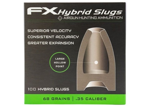 Śrut Airgun Slugs FX Hybrid 9 mm HP 68 grain (.357)
