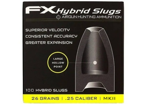 Śrut Airgun Slugs FX Hybrid MKII 6.35 mm 26.3 grain (.250)