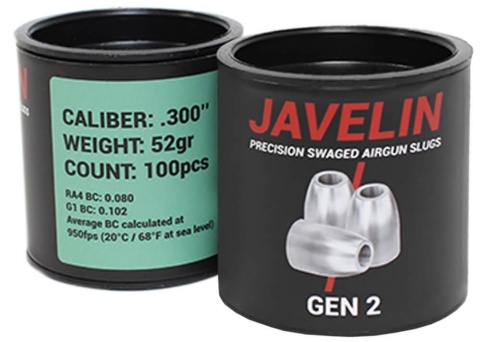 Śrut Airgun Slugs Javelin Gen 2 7.62 mm 52 grain (.300)
