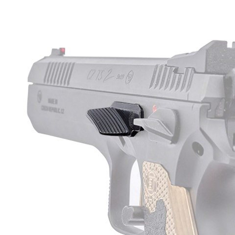 Zrzut zamka z półką pod kciiuk Shadow2/TS/TS2 Eemann Tech czarny Eemann Tech