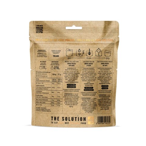 Żywność liofilizowana LYOFOOD Eko Czana masala bistro 270 g LYOFOOD