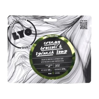 Żywność liofilizowana LYOFOOD Kremowa zupa brokułowo-szpinakowa 370 g LYOFOOD
