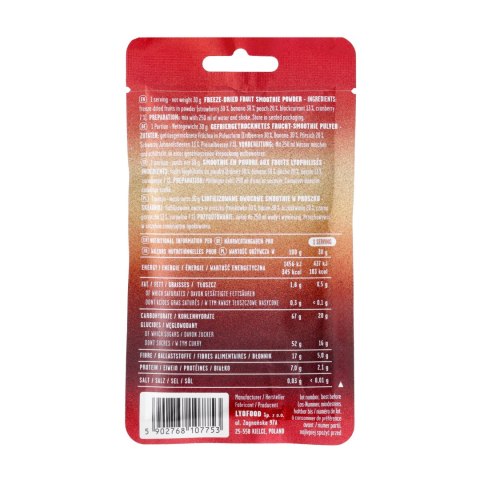 Żywność liofilizowana LYOFOOD Red smoothie 30 g LYOFOOD