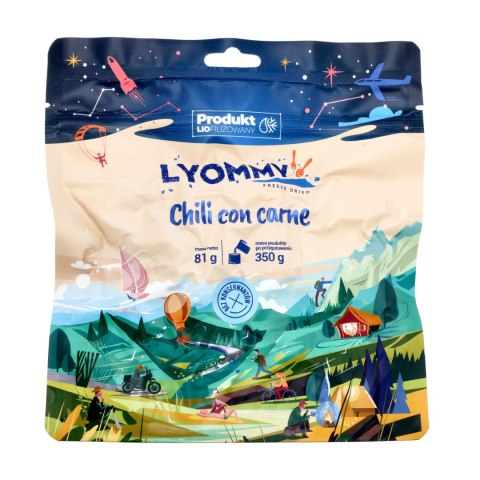 Żywność liofilizowana Lyommy Chili con carne Lyommy 350 g Lyommy