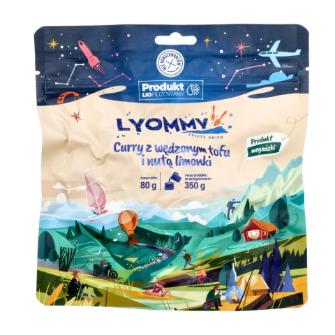Żywność liofilizowana Lyommy Curry z wędzonym tofu i nutą limonki 350 g Lyommy