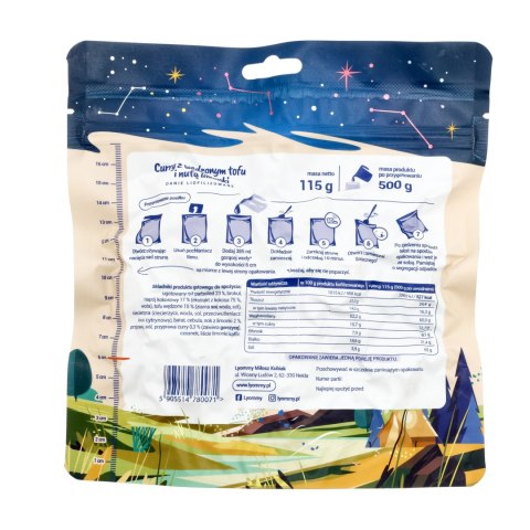 Żywność liofilizowana Lyommy Curry z wędzonym tofu i nutą limonki 500 g Lyommy