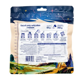 Żywność liofilizowana Lyommy Kurczak curry z nutą kokosa i ananasem 350 g Lyommy