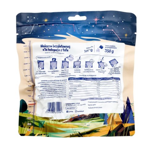 Żywność liofilizowana Lyommy Makaron a'la bolognese z tofu 350 g Lyommy