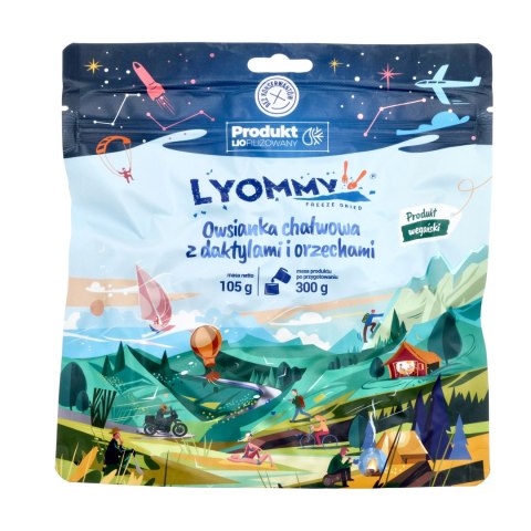 Żywność liofilizowana Lyommy Owsianka chałwowa z daktylami i orzechami Lyommy