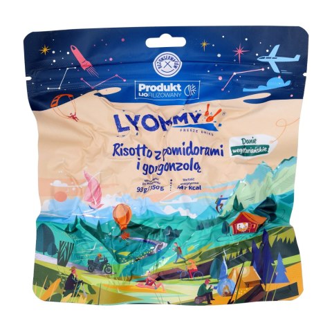 Żywność liofilizowana Lyommy Risotto z pomidorami i gorgonzolą 350 g Lyommy