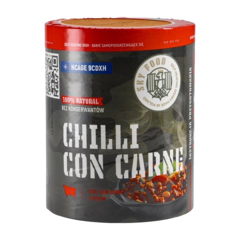Danie samopodgrzewające SKYFOOD Chilli Con Carne z ryżem 400 g SKYFOOD