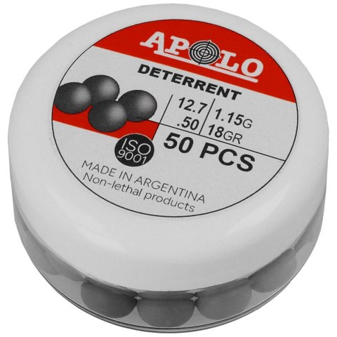 Kule gumowe Apolo Deterrent Semi Soft .50 cal, 1.15 g, 50 szt. Apolo