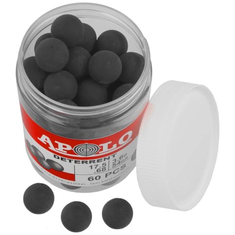Kule gumowe Apolo Deterrent Semi Soft .68 cal, 3.60 g, 60 szt. Apolo