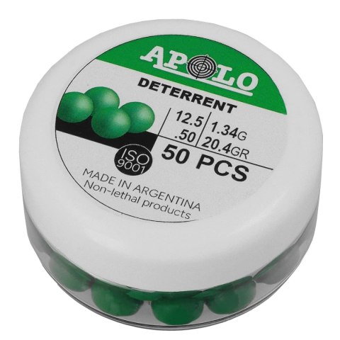 Kule polimerowe Apolo Deterrent Poly Heavy .50 cal, 1.34 g, 50 szt. Apolo
