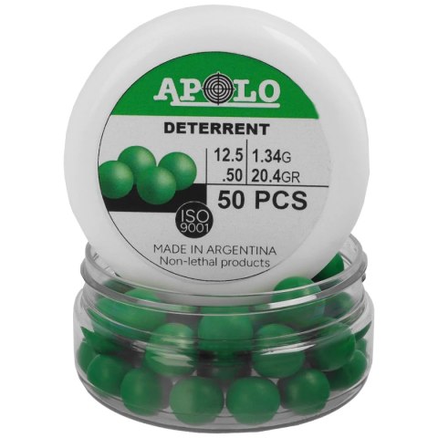 Kule polimerowe Apolo Deterrent Poly Heavy .50 cal, 1.34 g, 50 szt. Apolo