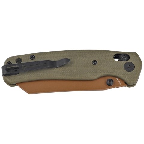 Nóż składany Bestechman Cicada's Wing OD Green G10, Gold 10Cr15MoV (BMK06C) Bestechman by Bestech Knives