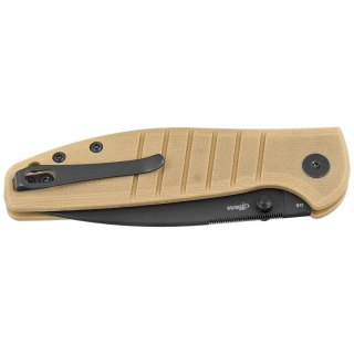 Nóż składany Bestechman Goodboy Jr. Khaki G10, Black PVD D2 by Keanu Alfaro (BMK10F) Bestechman by Bestech Knives