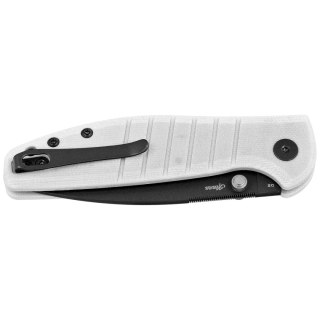 Nóż składany Bestechman Goodboy Jr. White G10, Black PVD D2 by Keanu Alfaro (BMK10I) Bestechman by Bestech Knives