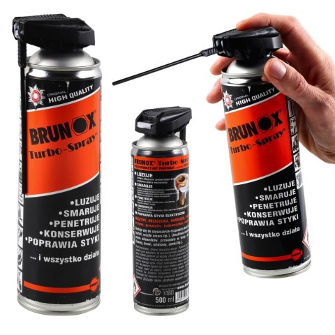 Preparat Brunox Turbo Spray 500ml Brunox