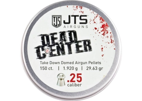 Śrut Airgun Pellets JTS Dead Center Precision Domed 6.35 mm 29.63 grain