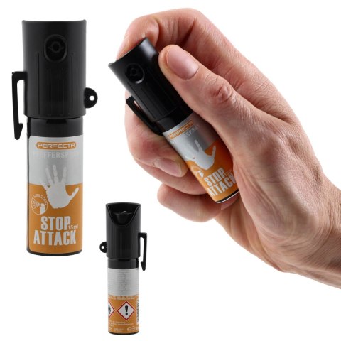 Gaz pieprzowy Perfecta Stop Attack stożek 15 ml Perfecta
