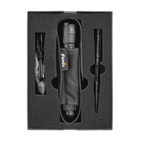 Latarka taktyczna LED Fenix TK20R V2.0 czarna plus długopis T5 gratis Fenix