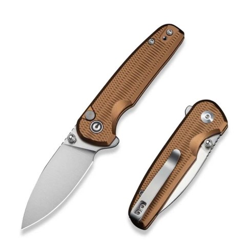 Nóż skladany Civivi Mini Shakan Coyote Brown Aluminium, Satin Nitro-V (C20052F-3) Civivi by WE Knife