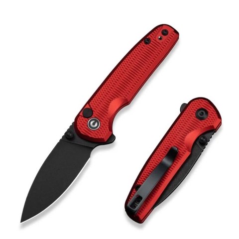 Nóż składany Civivi Mini Shakan Red Aluminium, Black Stonewashed Nitro-V (C20052F-2) Civivi by WE Knife
