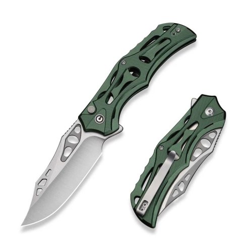 Nóż składany Civivi Biophase Green Aluminium, Satin Nitro-V (C23083-1) Civivi by WE Knife