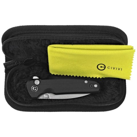 Nóż składany Civivi Mini Shakan Black Aluminum, Satin Nitro-V (C20052F-1) Civivi by WE Knife