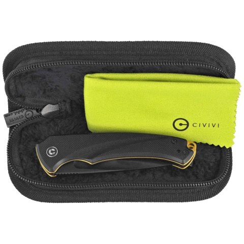 Nóż składany Civivi Voidflare Black G10, Black Stonewashed 14C28N (C24040-1) Civivi by WE Knife